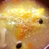 簡単☆白菜と卵のスープ
